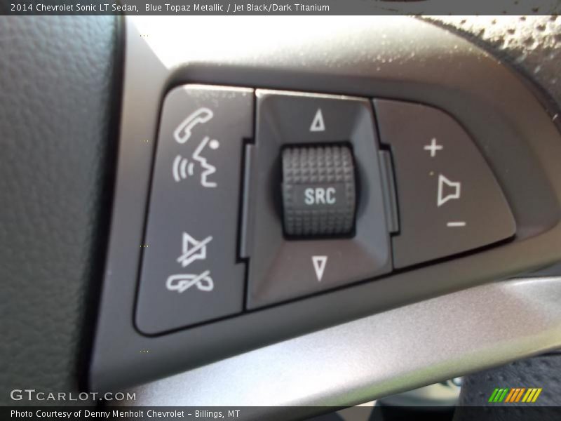 Blue Topaz Metallic / Jet Black/Dark Titanium 2014 Chevrolet Sonic LT Sedan