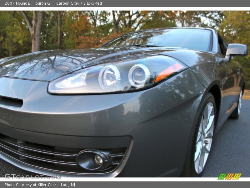 Carbon Gray / Black/Red 2007 Hyundai Tiburon GT