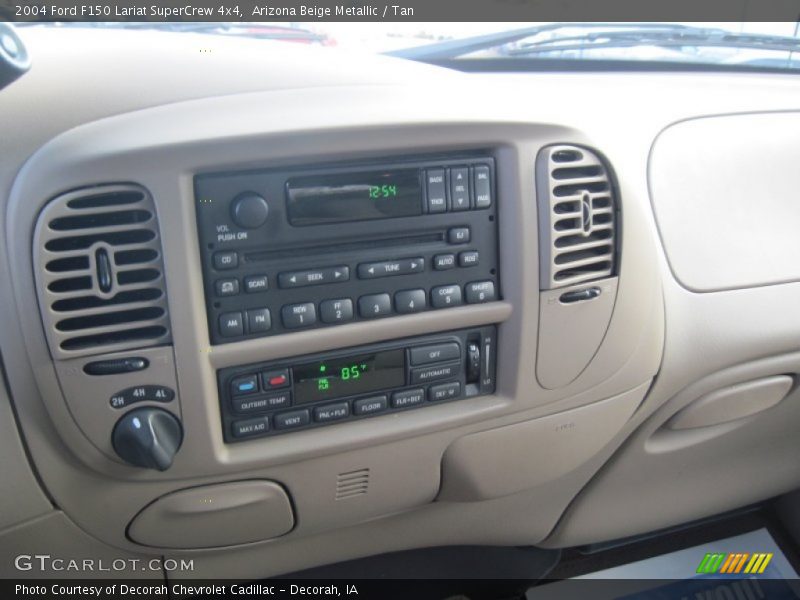 Arizona Beige Metallic / Tan 2004 Ford F150 Lariat SuperCrew 4x4