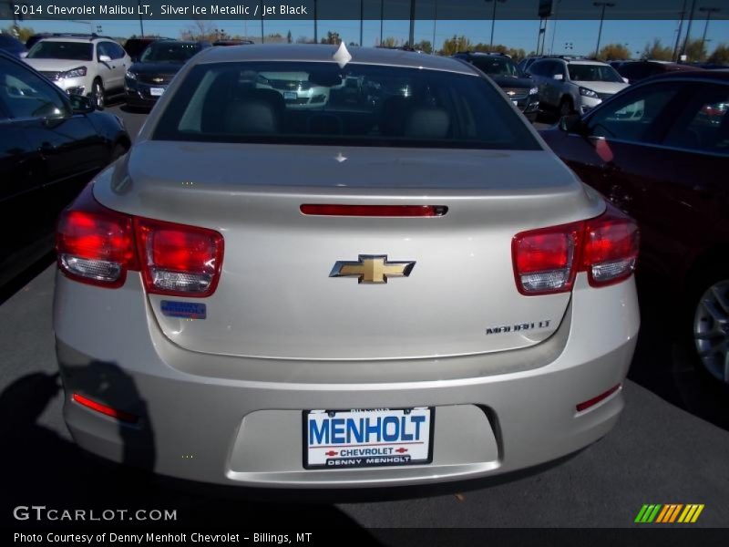 Silver Ice Metallic / Jet Black 2014 Chevrolet Malibu LT