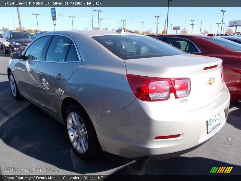 Silver Ice Metallic / Jet Black 2014 Chevrolet Malibu LT
