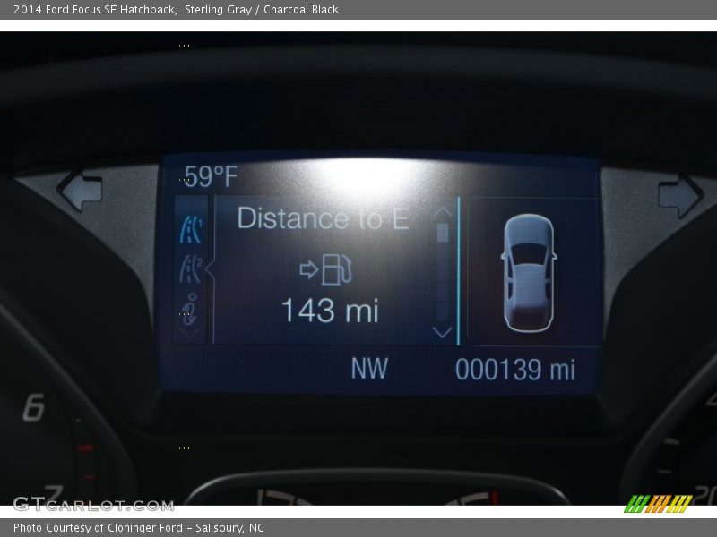 Sterling Gray / Charcoal Black 2014 Ford Focus SE Hatchback