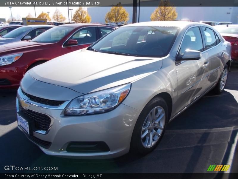 Silver Ice Metallic / Jet Black 2014 Chevrolet Malibu LT