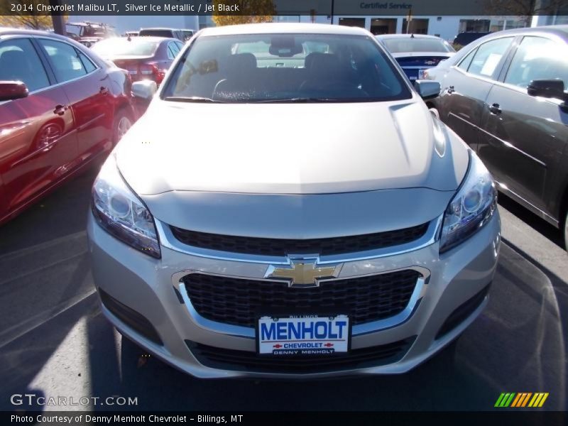 Silver Ice Metallic / Jet Black 2014 Chevrolet Malibu LT