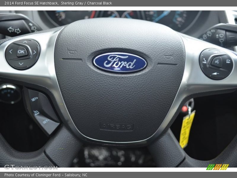 Sterling Gray / Charcoal Black 2014 Ford Focus SE Hatchback