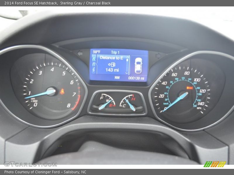 Sterling Gray / Charcoal Black 2014 Ford Focus SE Hatchback