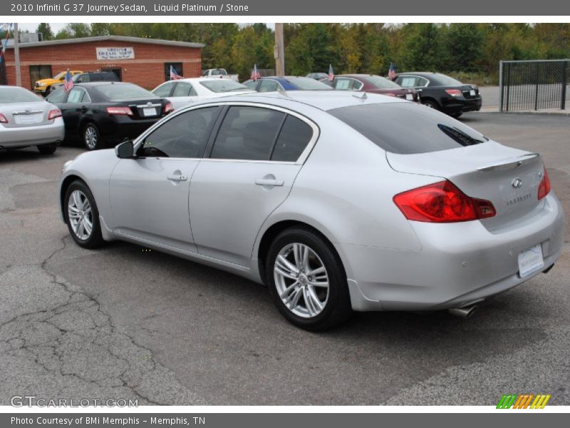 Liquid Platinum / Stone 2010 Infiniti G 37 Journey Sedan
