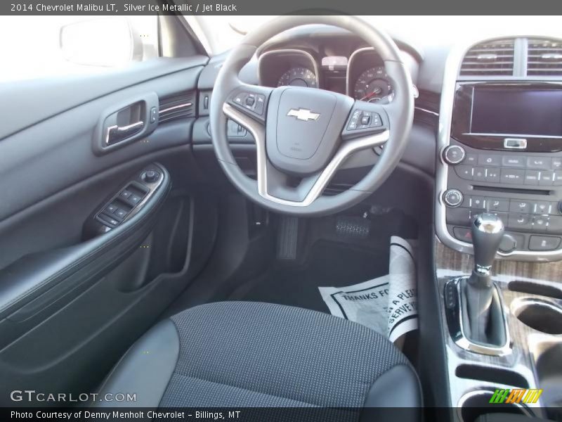 Silver Ice Metallic / Jet Black 2014 Chevrolet Malibu LT