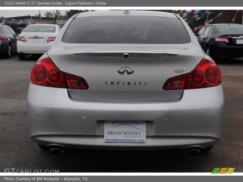 Liquid Platinum / Stone 2010 Infiniti G 37 Journey Sedan
