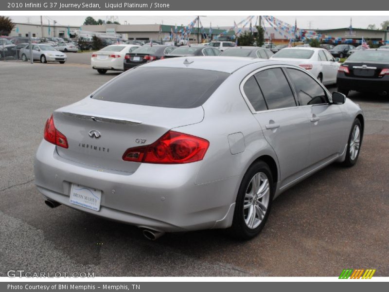 Liquid Platinum / Stone 2010 Infiniti G 37 Journey Sedan