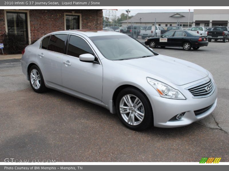 Liquid Platinum / Stone 2010 Infiniti G 37 Journey Sedan