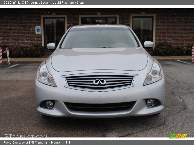 Liquid Platinum / Stone 2010 Infiniti G 37 Journey Sedan