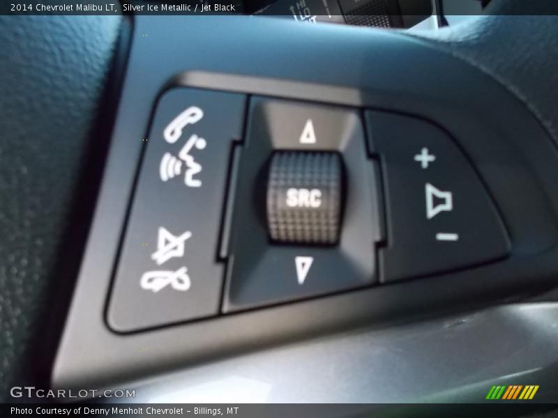 Silver Ice Metallic / Jet Black 2014 Chevrolet Malibu LT