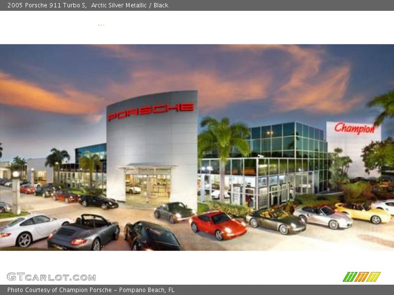 Arctic Silver Metallic / Black 2005 Porsche 911 Turbo S