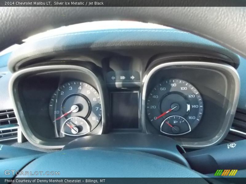 Silver Ice Metallic / Jet Black 2014 Chevrolet Malibu LT
