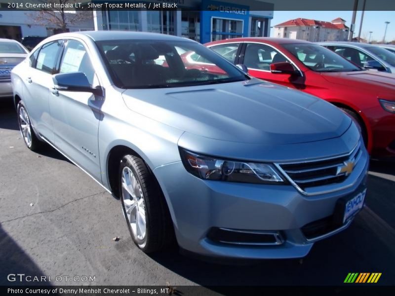 Silver Topaz Metallic / Jet Black 2014 Chevrolet Impala LT