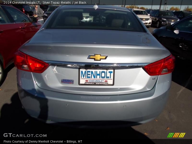 Silver Topaz Metallic / Jet Black 2014 Chevrolet Impala LT