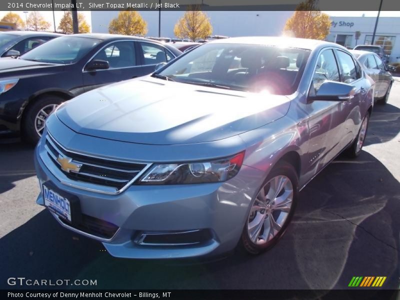 Silver Topaz Metallic / Jet Black 2014 Chevrolet Impala LT