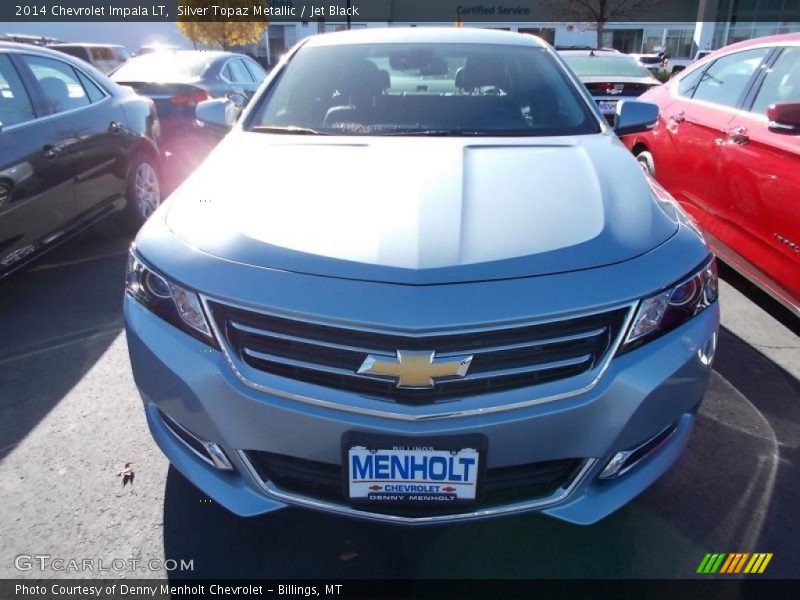 Silver Topaz Metallic / Jet Black 2014 Chevrolet Impala LT