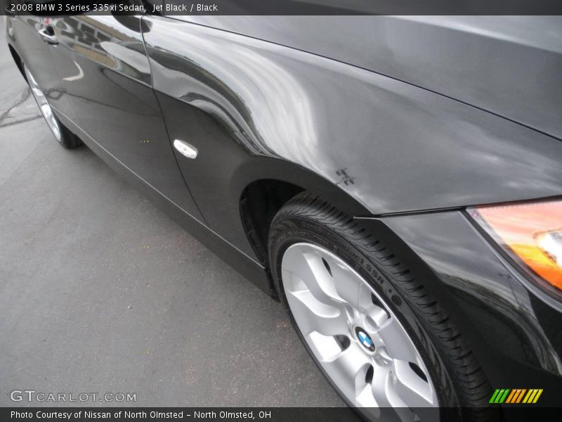 Jet Black / Black 2008 BMW 3 Series 335xi Sedan