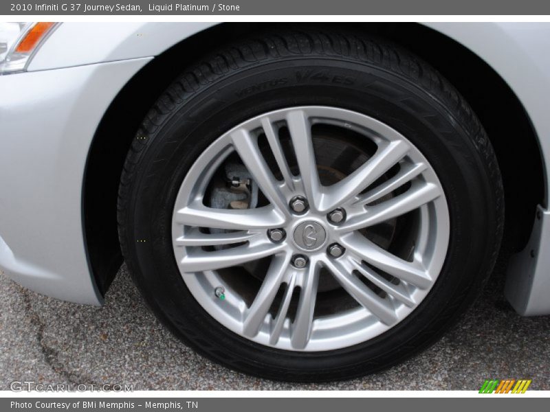 Liquid Platinum / Stone 2010 Infiniti G 37 Journey Sedan