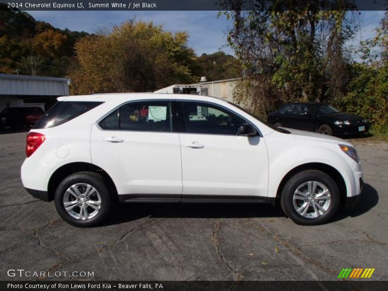 Summit White / Jet Black 2014 Chevrolet Equinox LS