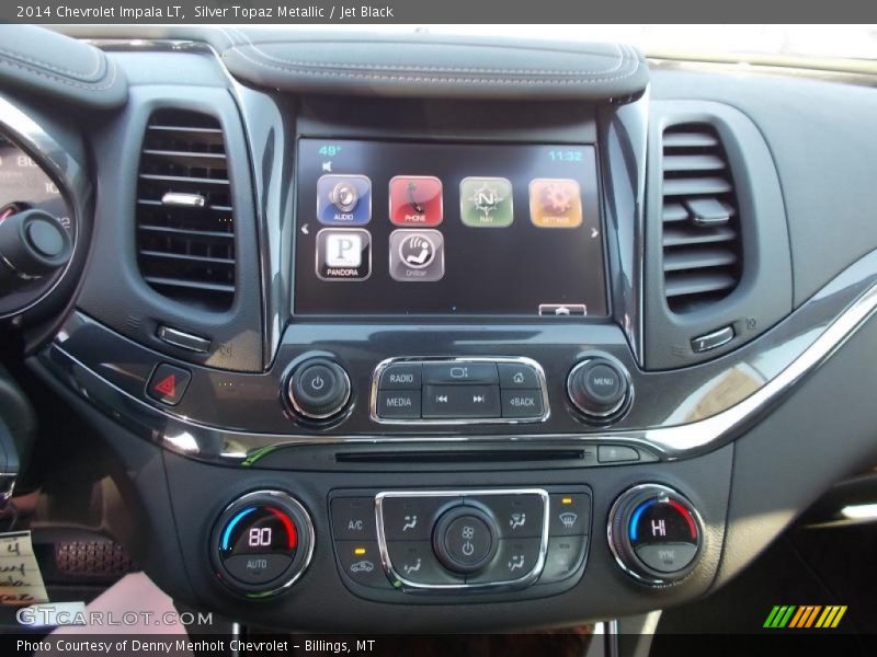 Silver Topaz Metallic / Jet Black 2014 Chevrolet Impala LT