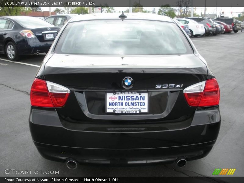 Jet Black / Black 2008 BMW 3 Series 335xi Sedan
