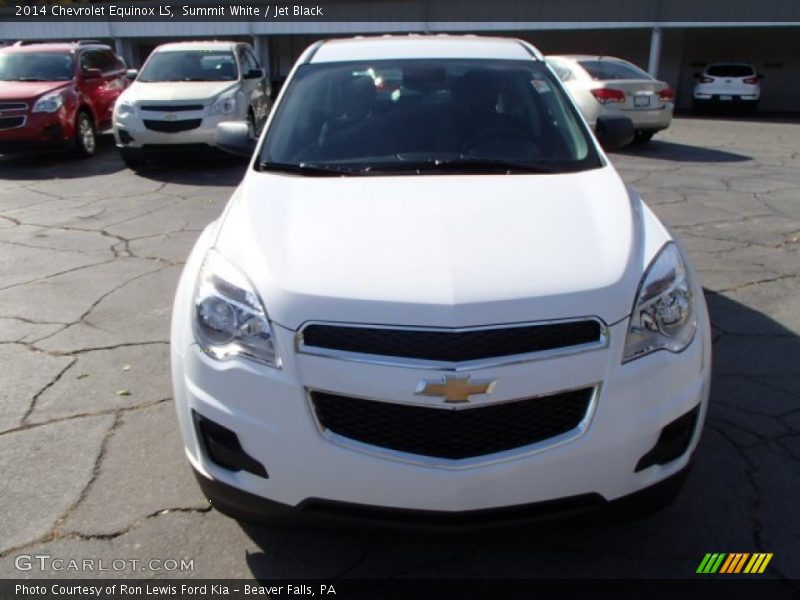 Summit White / Jet Black 2014 Chevrolet Equinox LS