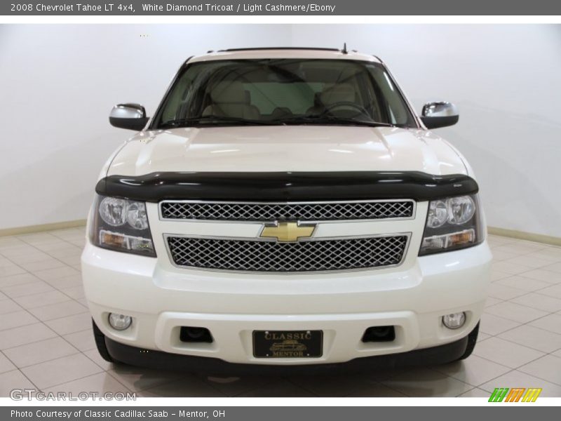 White Diamond Tricoat / Light Cashmere/Ebony 2008 Chevrolet Tahoe LT 4x4