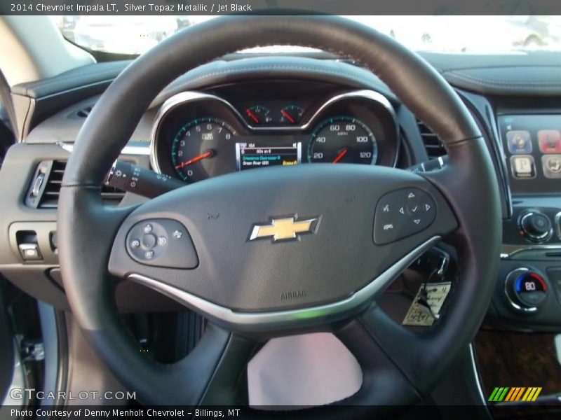 Silver Topaz Metallic / Jet Black 2014 Chevrolet Impala LT