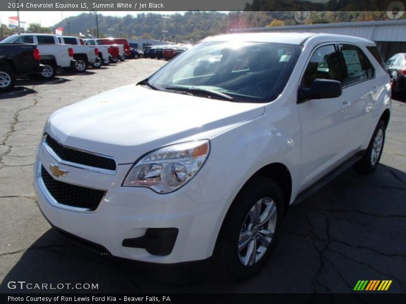 Summit White / Jet Black 2014 Chevrolet Equinox LS