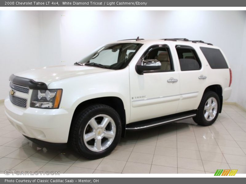 White Diamond Tricoat / Light Cashmere/Ebony 2008 Chevrolet Tahoe LT 4x4