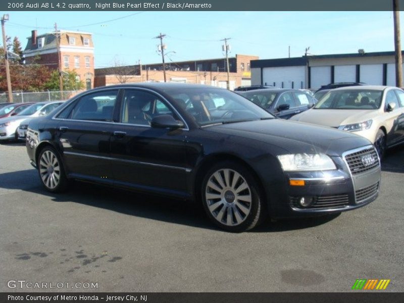 Night Blue Pearl Effect / Black/Amaretto 2006 Audi A8 L 4.2 quattro