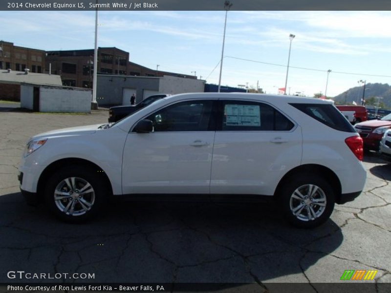 Summit White / Jet Black 2014 Chevrolet Equinox LS