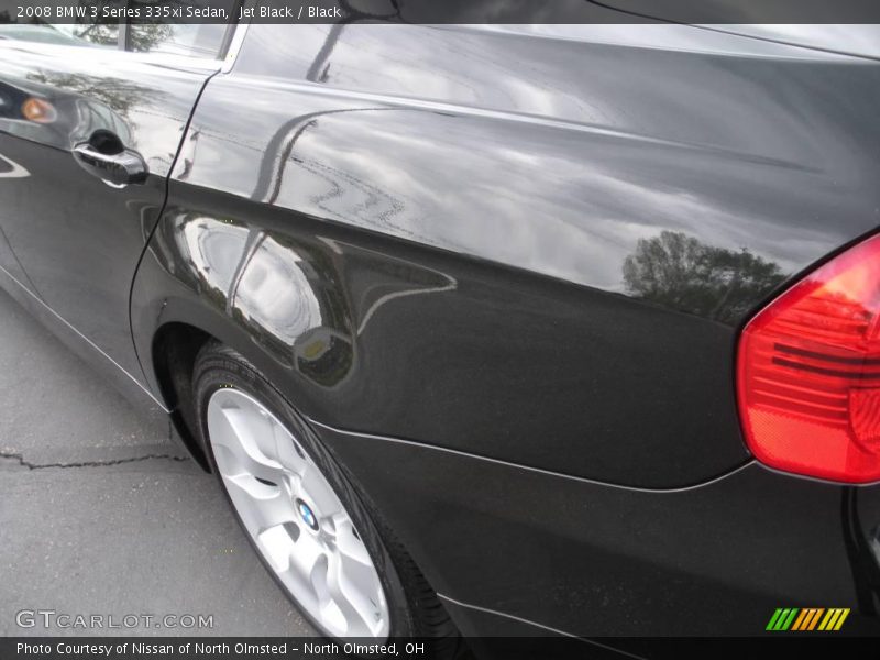Jet Black / Black 2008 BMW 3 Series 335xi Sedan