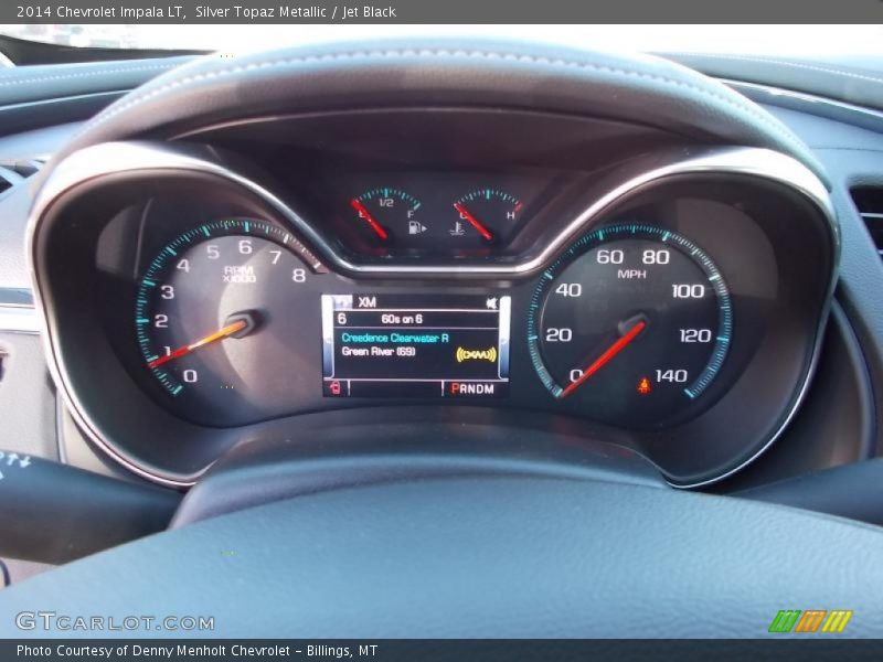 Silver Topaz Metallic / Jet Black 2014 Chevrolet Impala LT