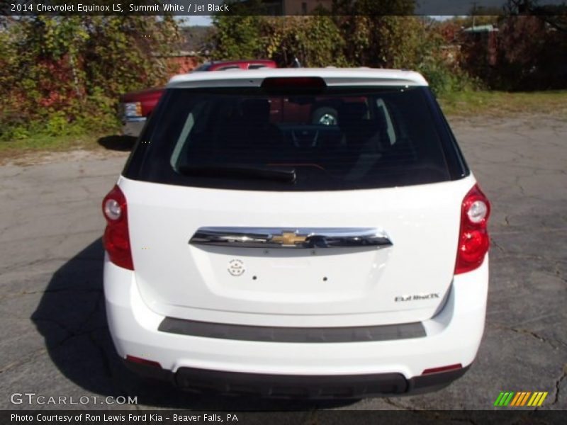 Summit White / Jet Black 2014 Chevrolet Equinox LS