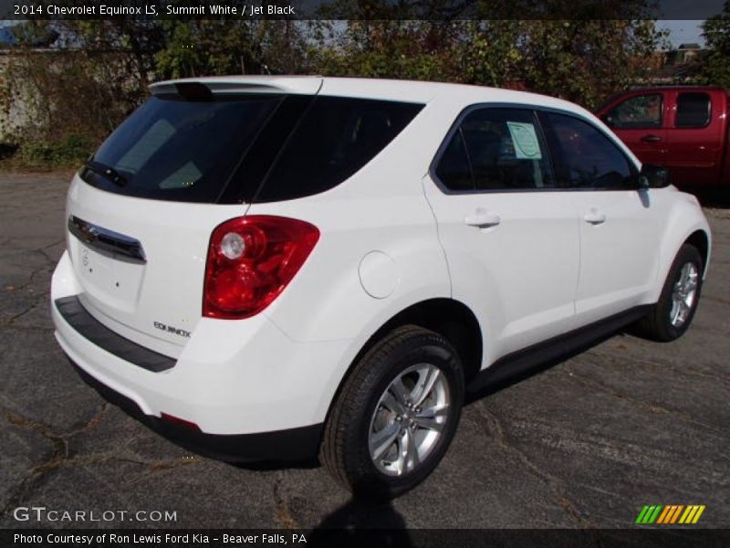 Summit White / Jet Black 2014 Chevrolet Equinox LS