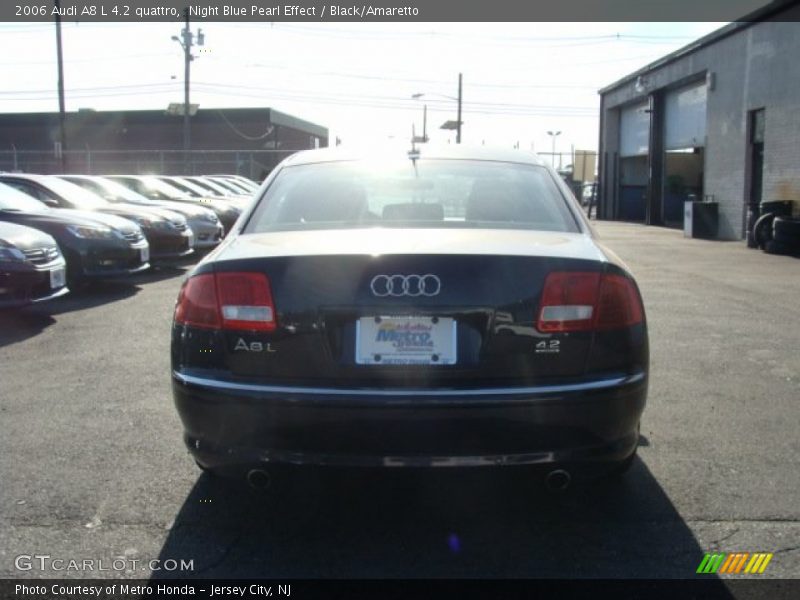 Night Blue Pearl Effect / Black/Amaretto 2006 Audi A8 L 4.2 quattro
