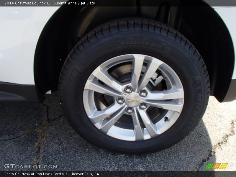 Summit White / Jet Black 2014 Chevrolet Equinox LS