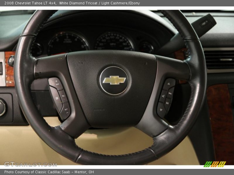 White Diamond Tricoat / Light Cashmere/Ebony 2008 Chevrolet Tahoe LT 4x4