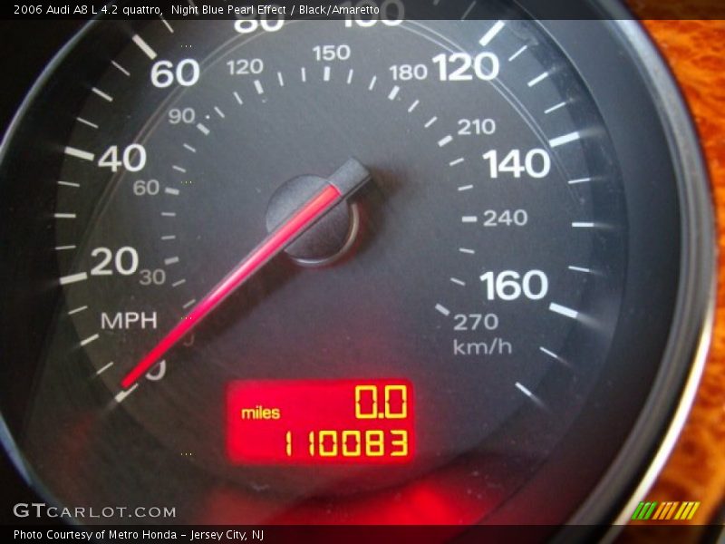 Night Blue Pearl Effect / Black/Amaretto 2006 Audi A8 L 4.2 quattro