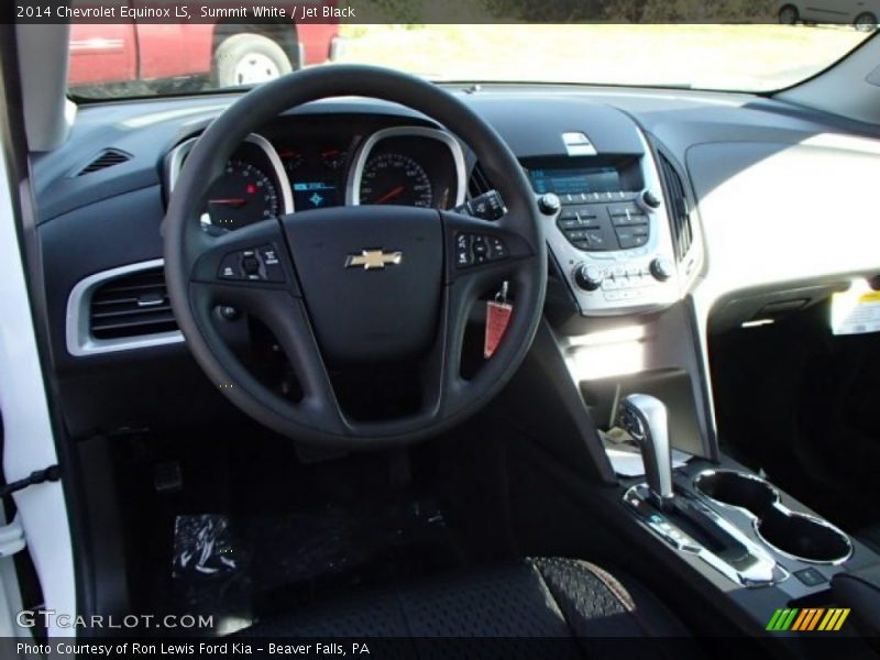 Summit White / Jet Black 2014 Chevrolet Equinox LS