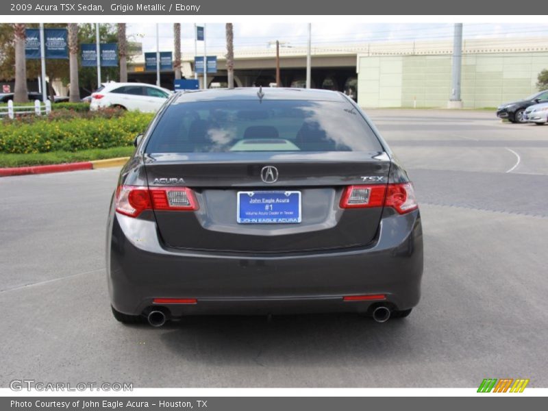 Grigio Metallic / Ebony 2009 Acura TSX Sedan