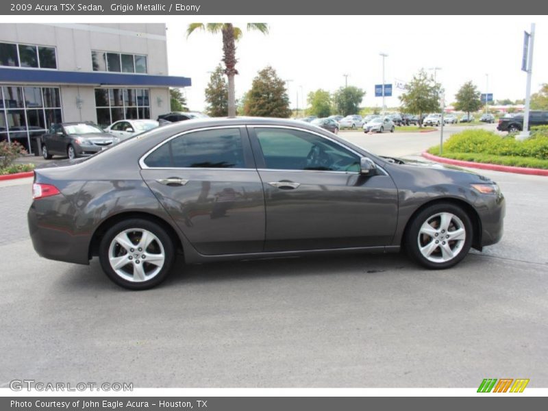 Grigio Metallic / Ebony 2009 Acura TSX Sedan
