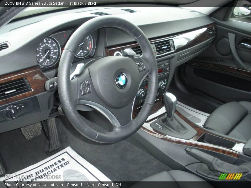 Jet Black / Black 2008 BMW 3 Series 335xi Sedan