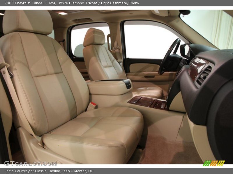 White Diamond Tricoat / Light Cashmere/Ebony 2008 Chevrolet Tahoe LT 4x4