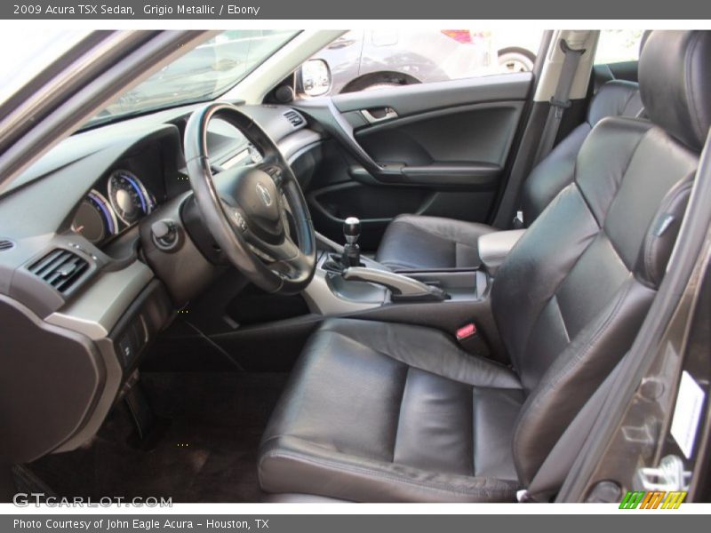 Grigio Metallic / Ebony 2009 Acura TSX Sedan