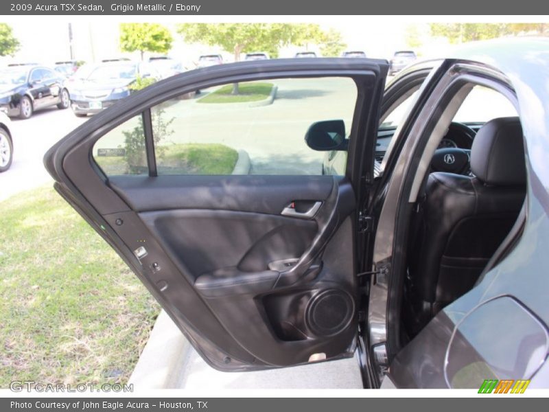 Grigio Metallic / Ebony 2009 Acura TSX Sedan
